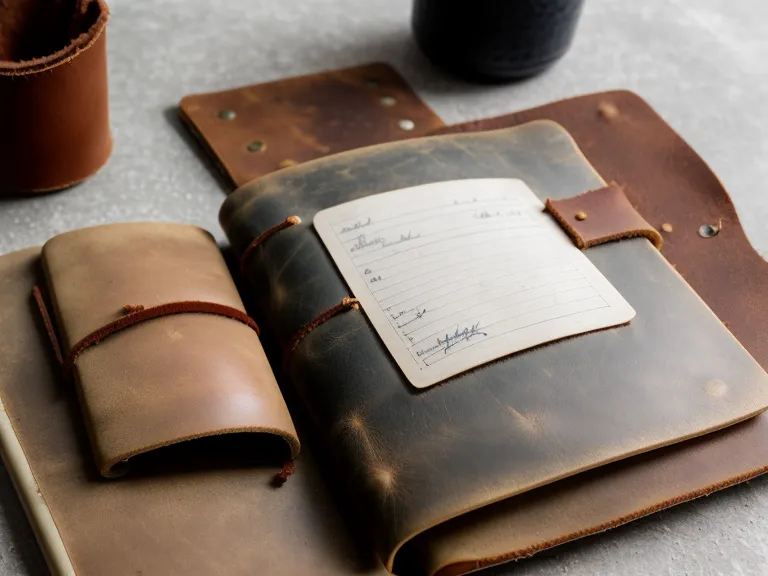 Receta escrita a mano en un cuaderno antiguo junto a una raíz de jengibre fresca.