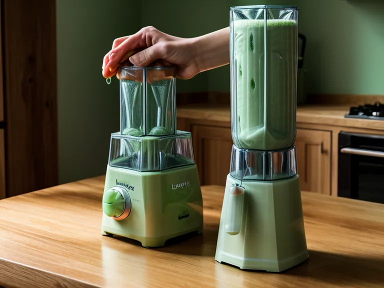 Preparación de un batido de papaya mezclado con infusión de ajenjo para mejorar el sabor.